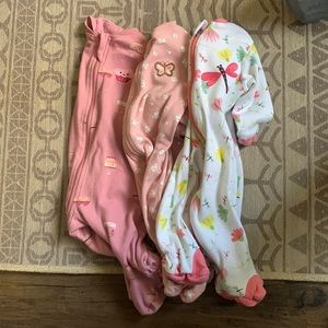 Pekkle Sleepers size 3 months (set of 3)